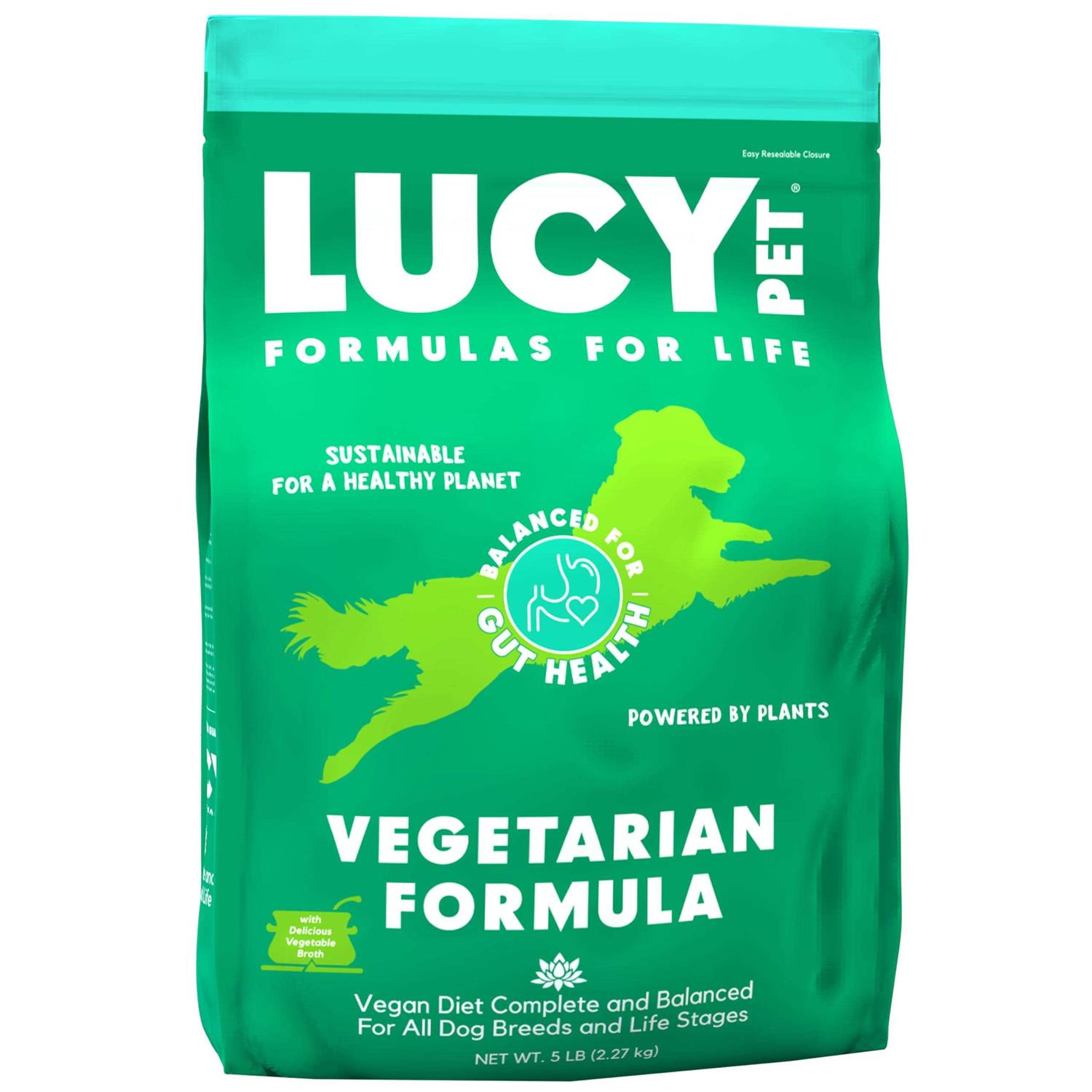 Lucy Pet Products Vegetarian Formula Dry Dog Food - Healthber