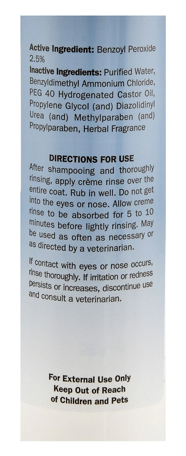 Davis Benzoyl Peroxide Creme Rinse - Healthber