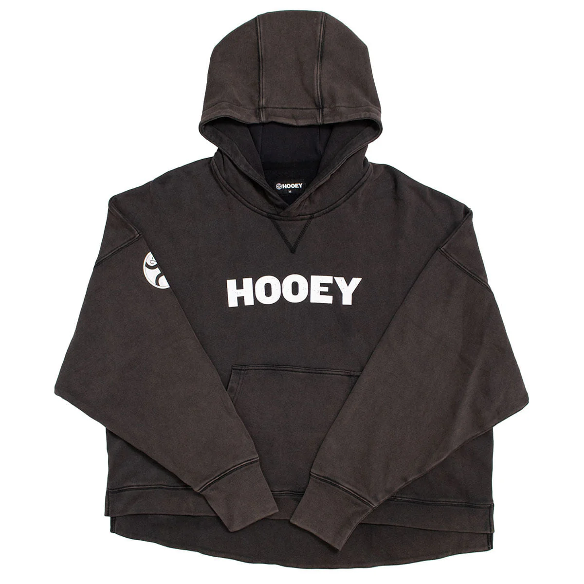 Hooey Roomy Ladies' Hoodie, Black - Healthber