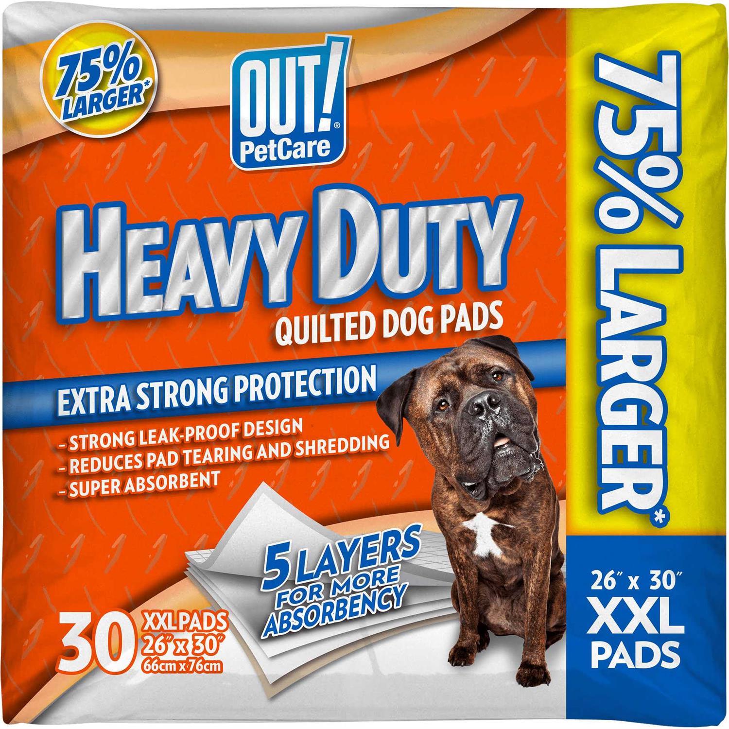 Out! Heavy Duty XXL Dog Pads Absorbent Pet Training and Puppy Pads - Healthber