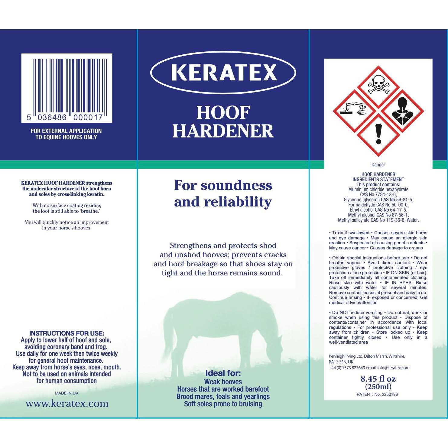 Keratex Hoof Hardener - Healthber