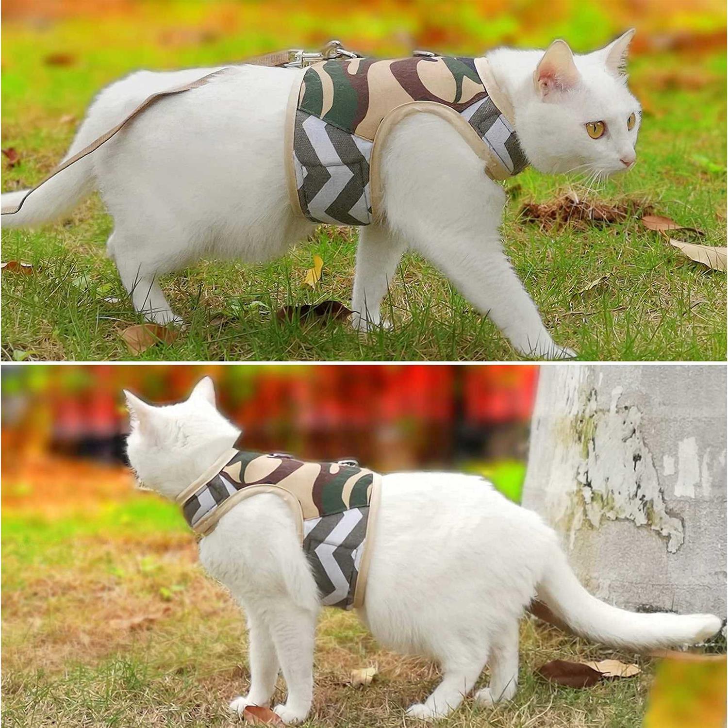 Yizhi Miaow Cat Harness and Leash for Walking Escape Proof - Healthber