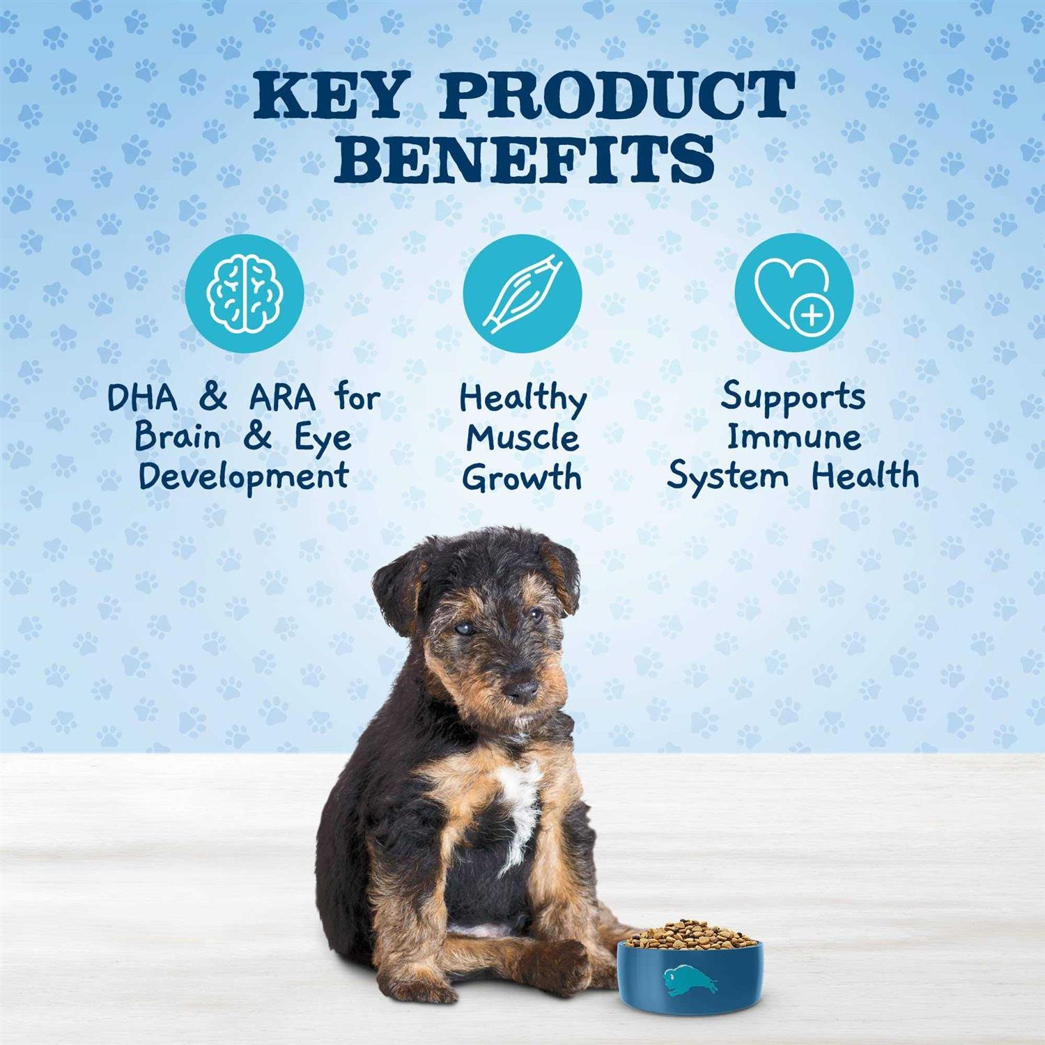 Blue Buffalo Baby Blue Healthy Growth Formula Natural Puppy Dry Dog Food, Chicken and Brown Rice Recipe - Healthber