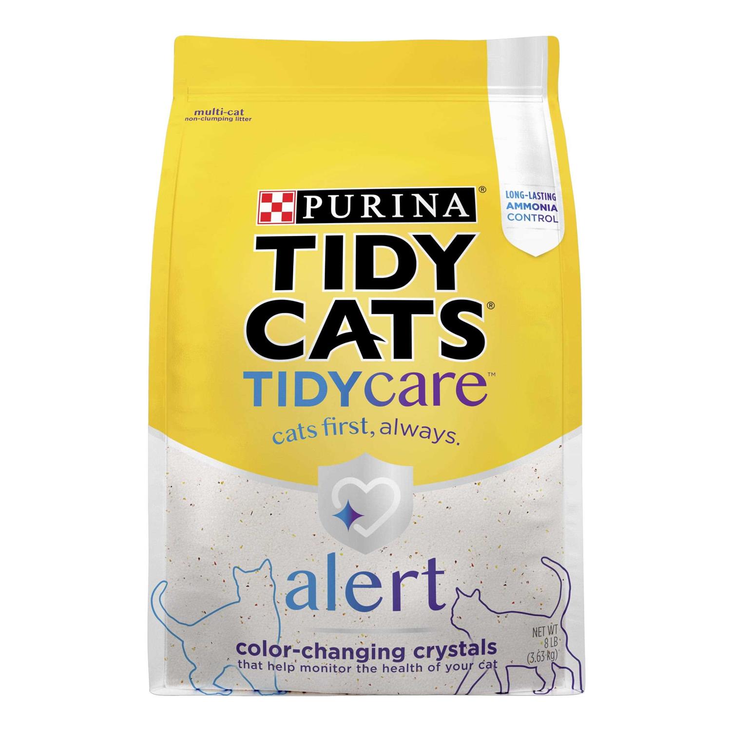 Purina Tidy Cats Tidy Care Alert Crystal Cat Litter - Healthber