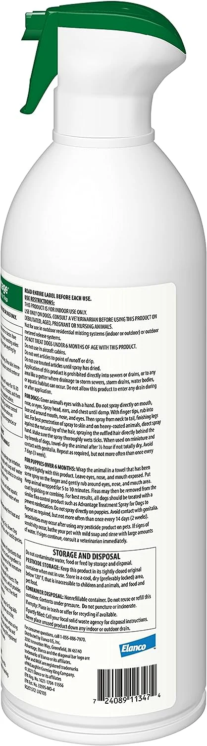 Advantage Treatment Spray for Dogs - Healthber