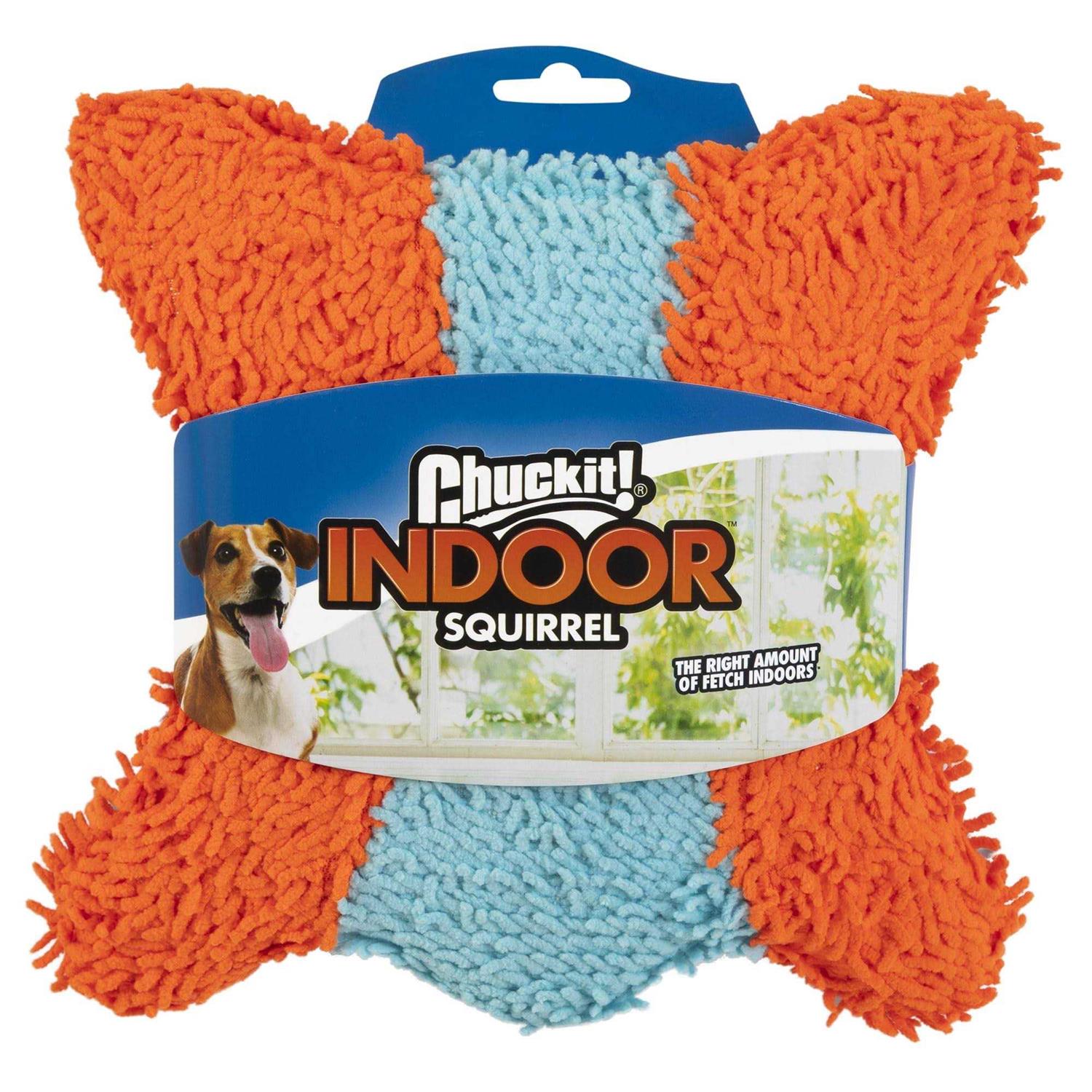 Chuckit! Indoor Squirrel Dog Toy - Healthber
