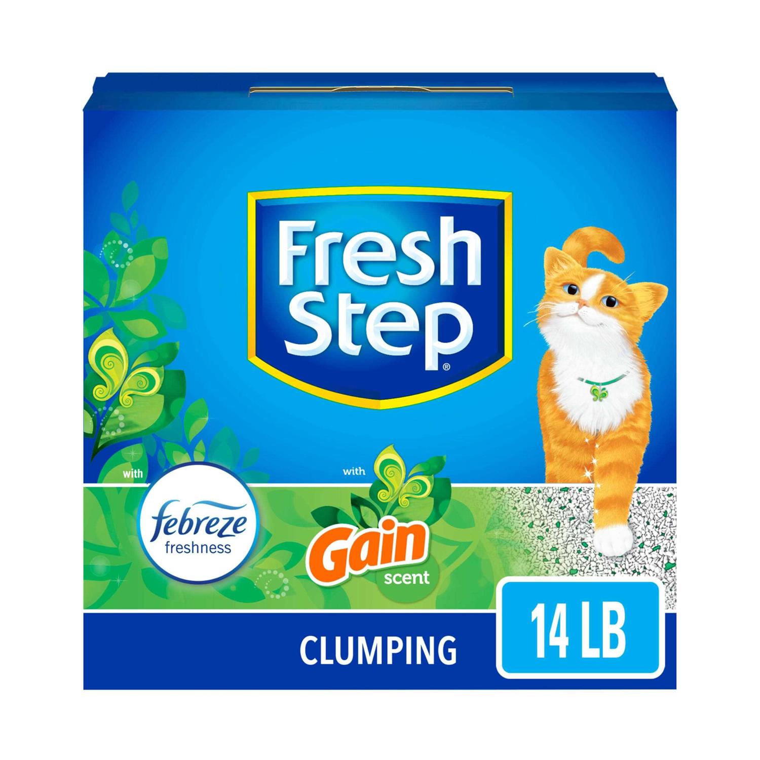 Fresh Step Febreze With Refreshing Gain Scent Clumping Cat Litter - Healthber