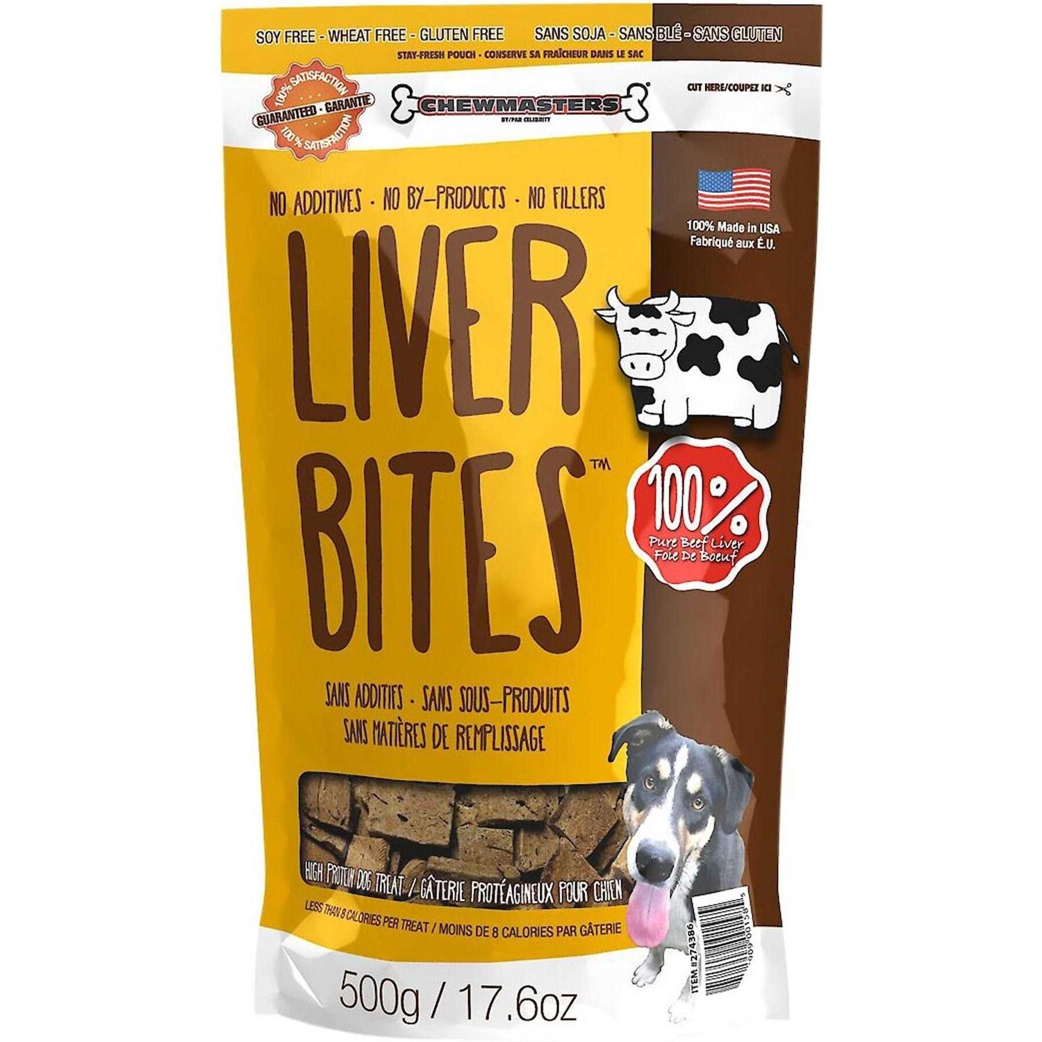 Chewmasters Beef Liver Bites Freeze Dried - Healthber