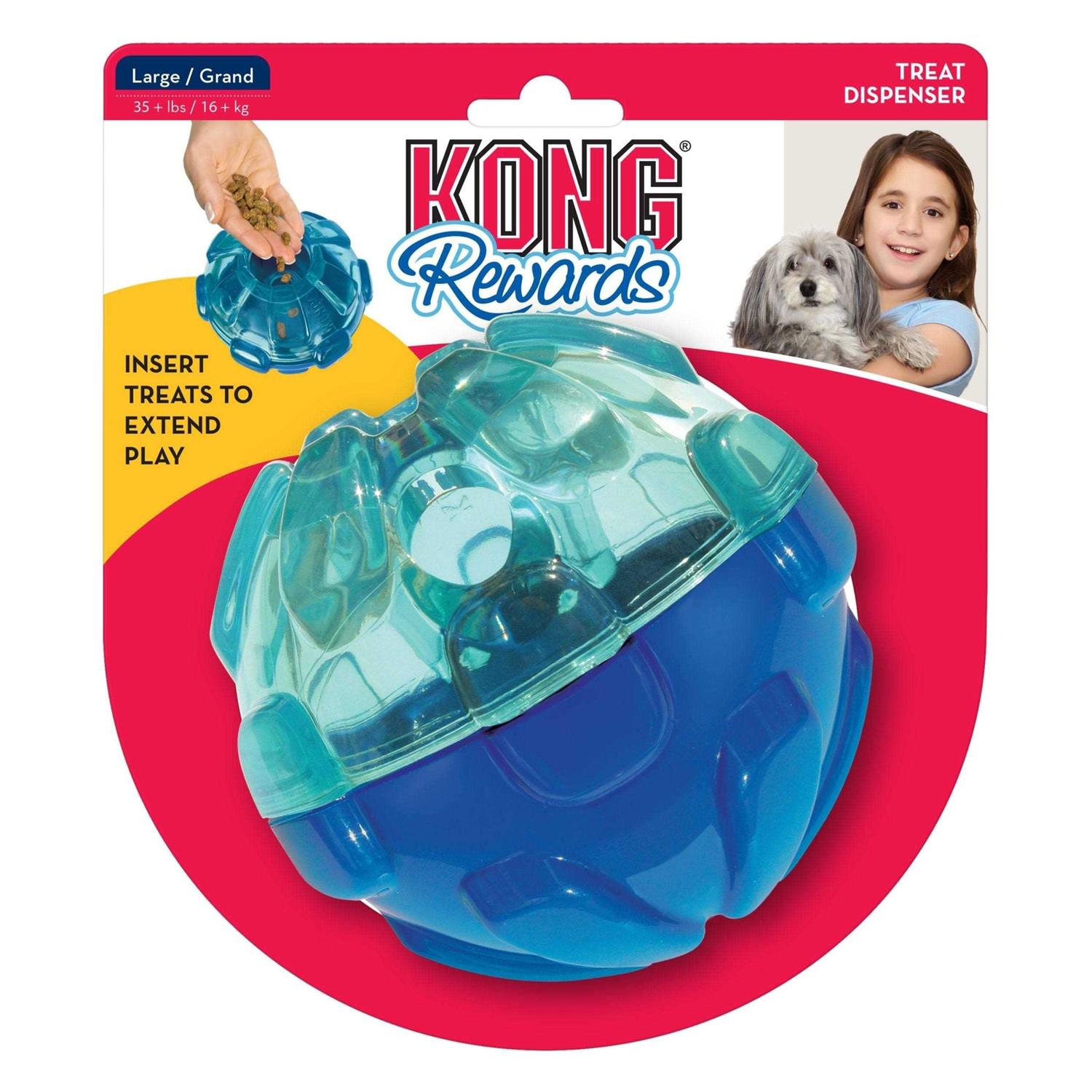 KONG Rewards Ball Dog Toy - Healthber