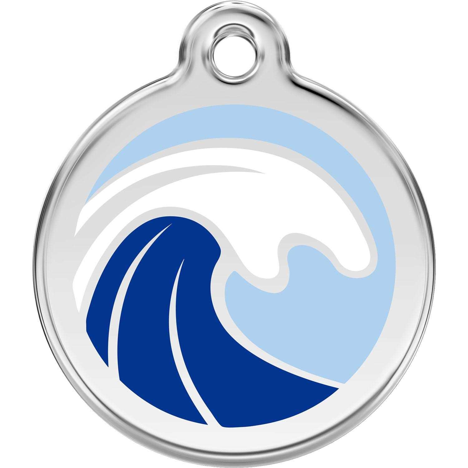 Red Dingo Enamel Pet ID Tag - Healthber