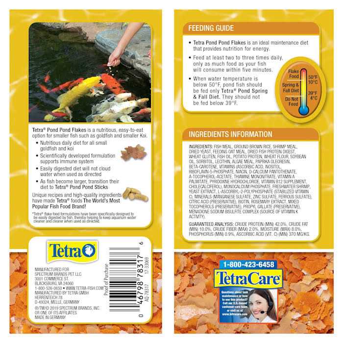 Tetra Pond Flakes Fish Food - Healthber
