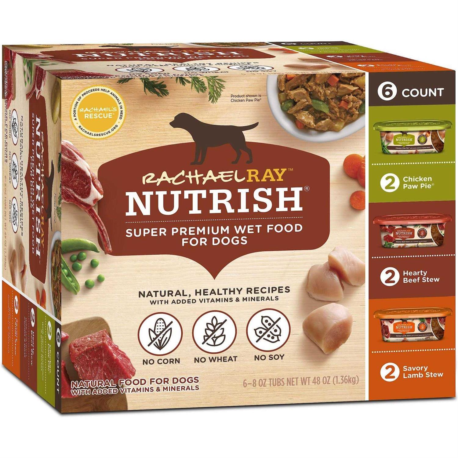 Rachael Ray Nutrish Natural Variety Pack Wet Dog Food - Healthber
