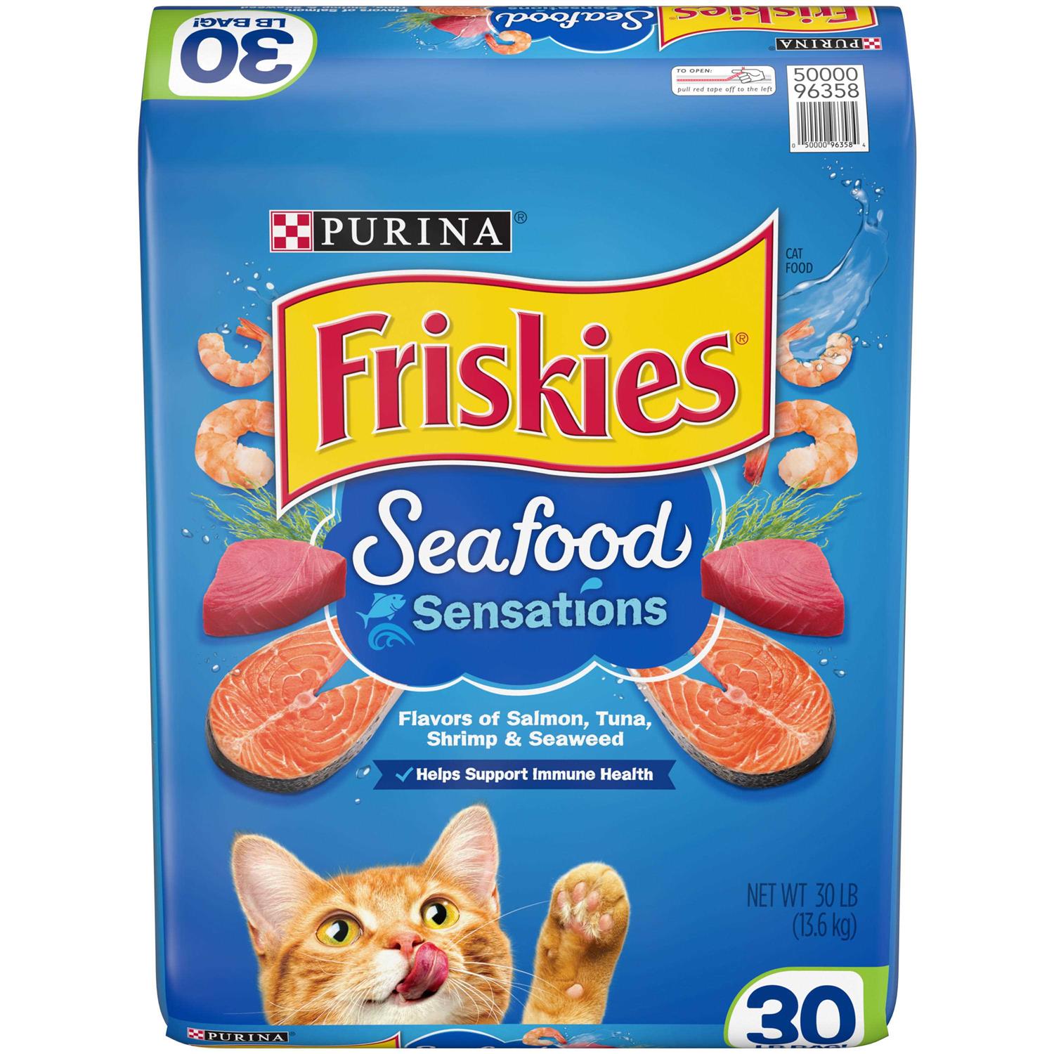 Friskies Seafood Sensations Dry Cat Food - Healthber