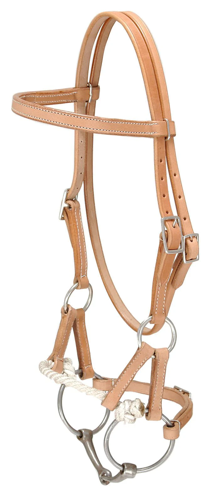 Royal King Half Breed Snaffle Side Pull - Healthber