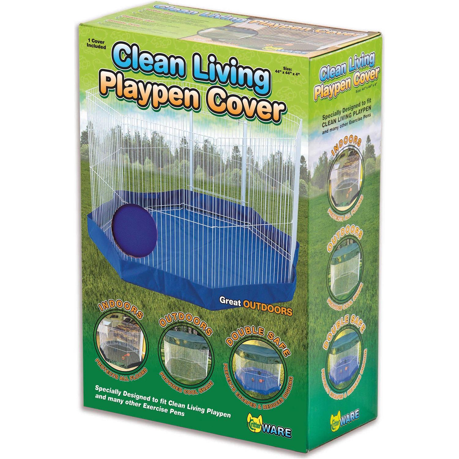 Ware Clean Living Small Animal Playpen Cover - Healthber