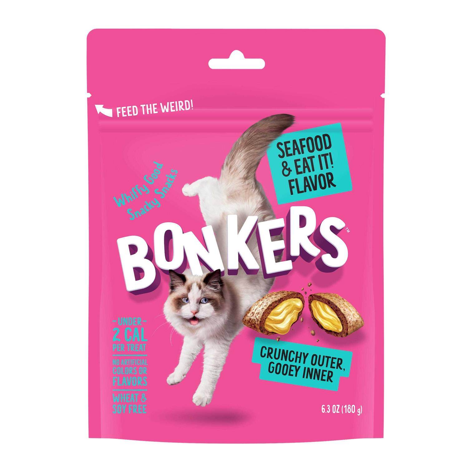 Bonkers Seafood & Eat It Crunchy Cat Treats - Healthber