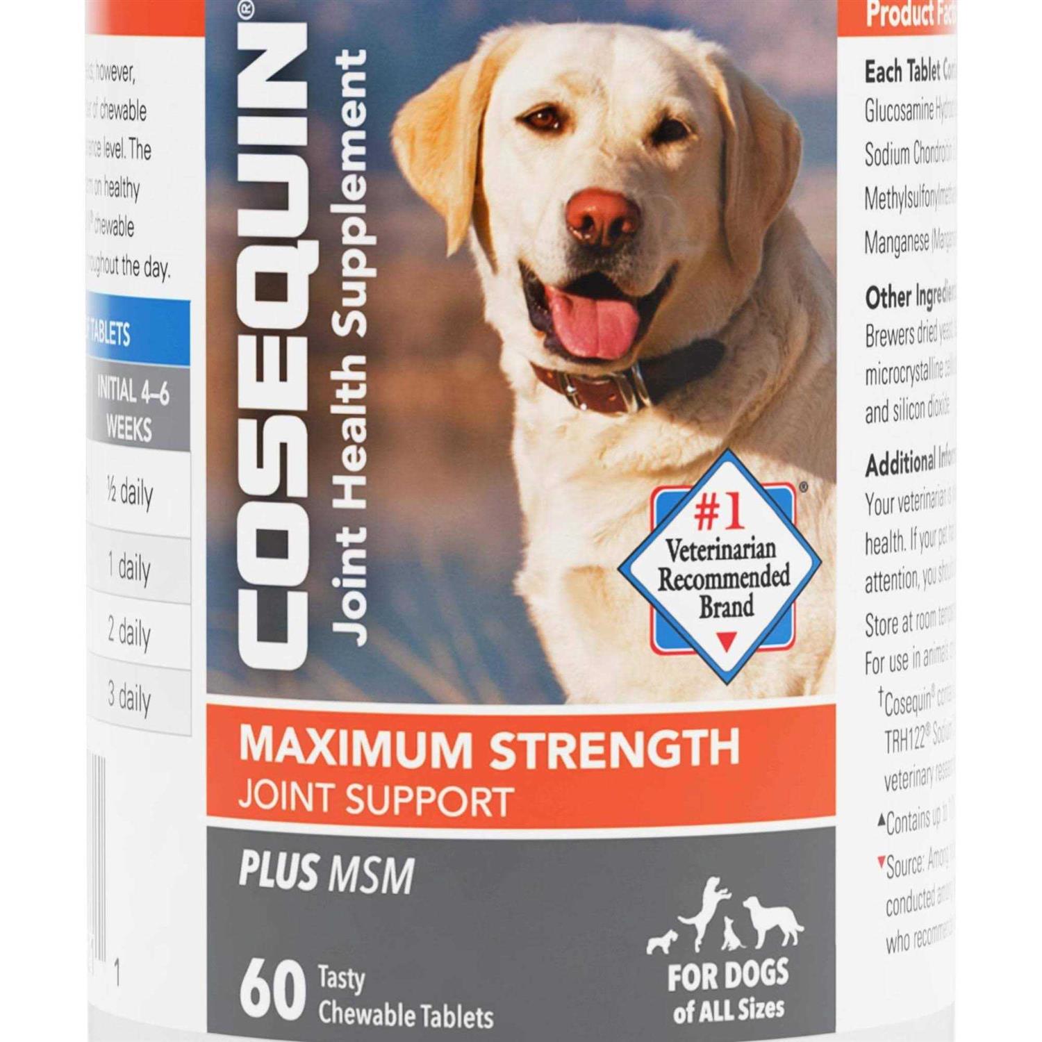 Cosequin Maximum Strength Joint Support Plus MSM - Healthber