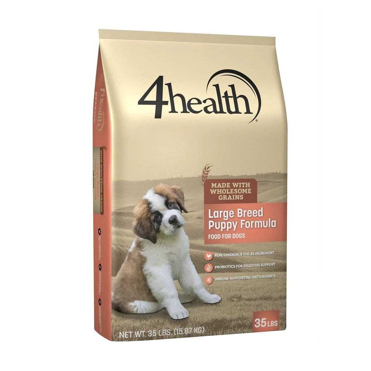 4health Formula Dry Dog Food with Grains Large Breed Puppy SKU 1660344 - Healthber