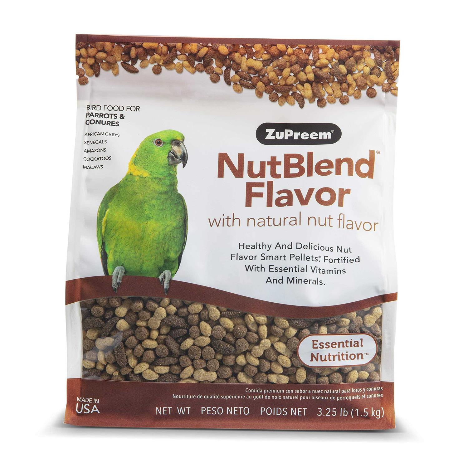 ZuPreem NutBlend Flavor Bird Food - Healthber