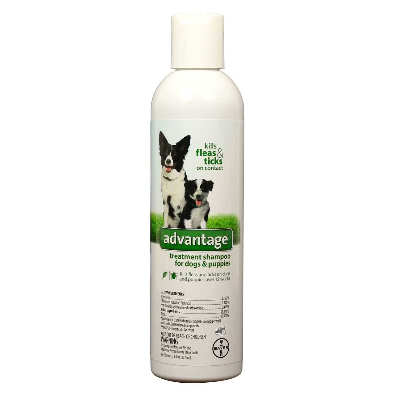 Advantage Flea & Tick Treatment Shampoo for Dogs & Puppies - Healthber