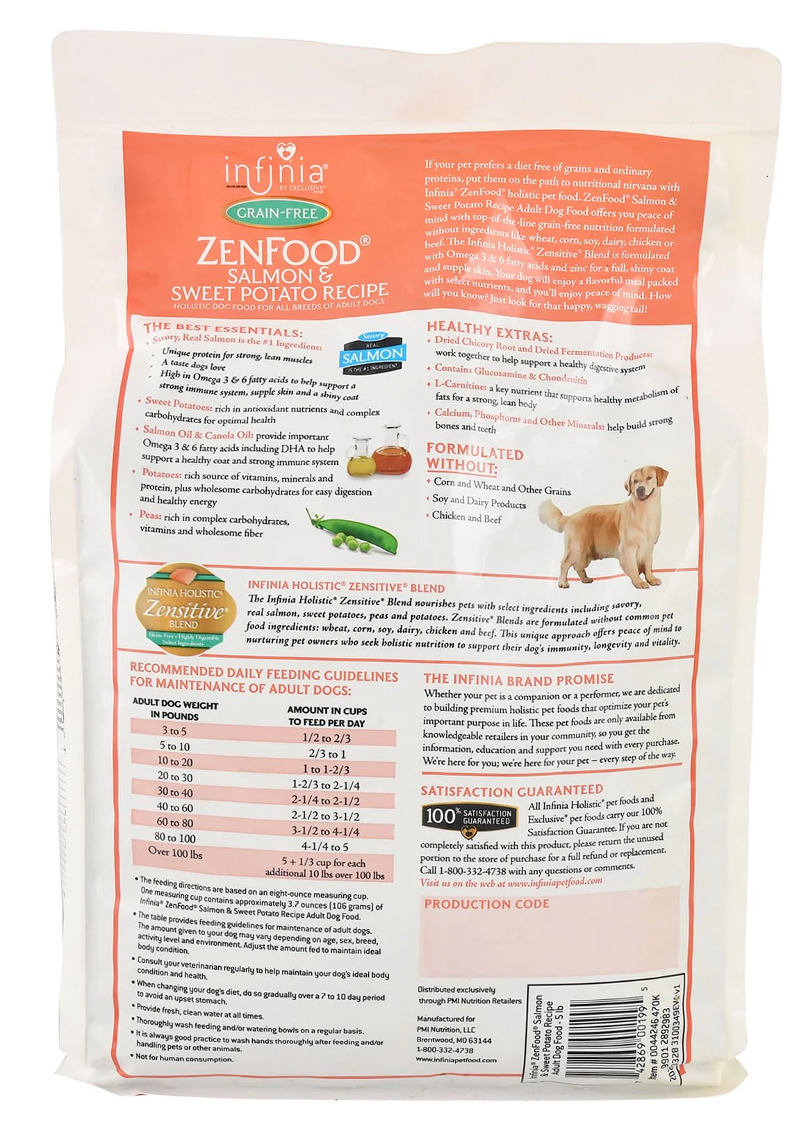 Infinia Grain-Free Zen Salmon Dog Food - Healthber