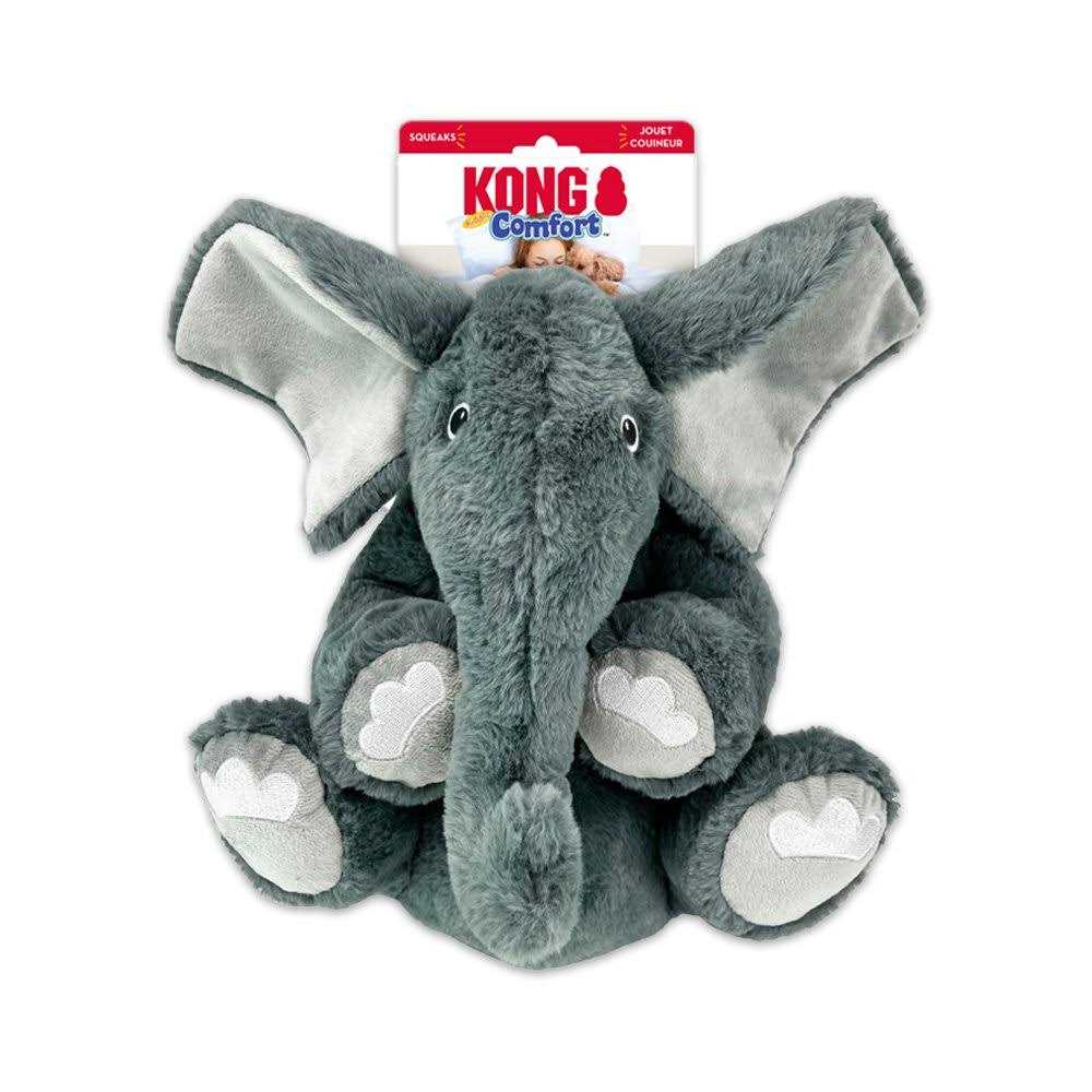 KONG Comfort Kiddos Elephant Dog Toy - Healthber