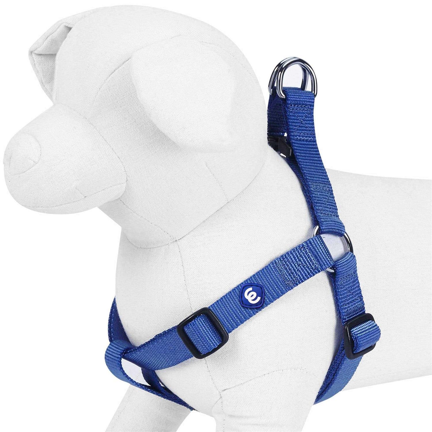 Blueberry Pet Essentials Classic Durable Solid Nylon Step-In Dog Harness - Healthber