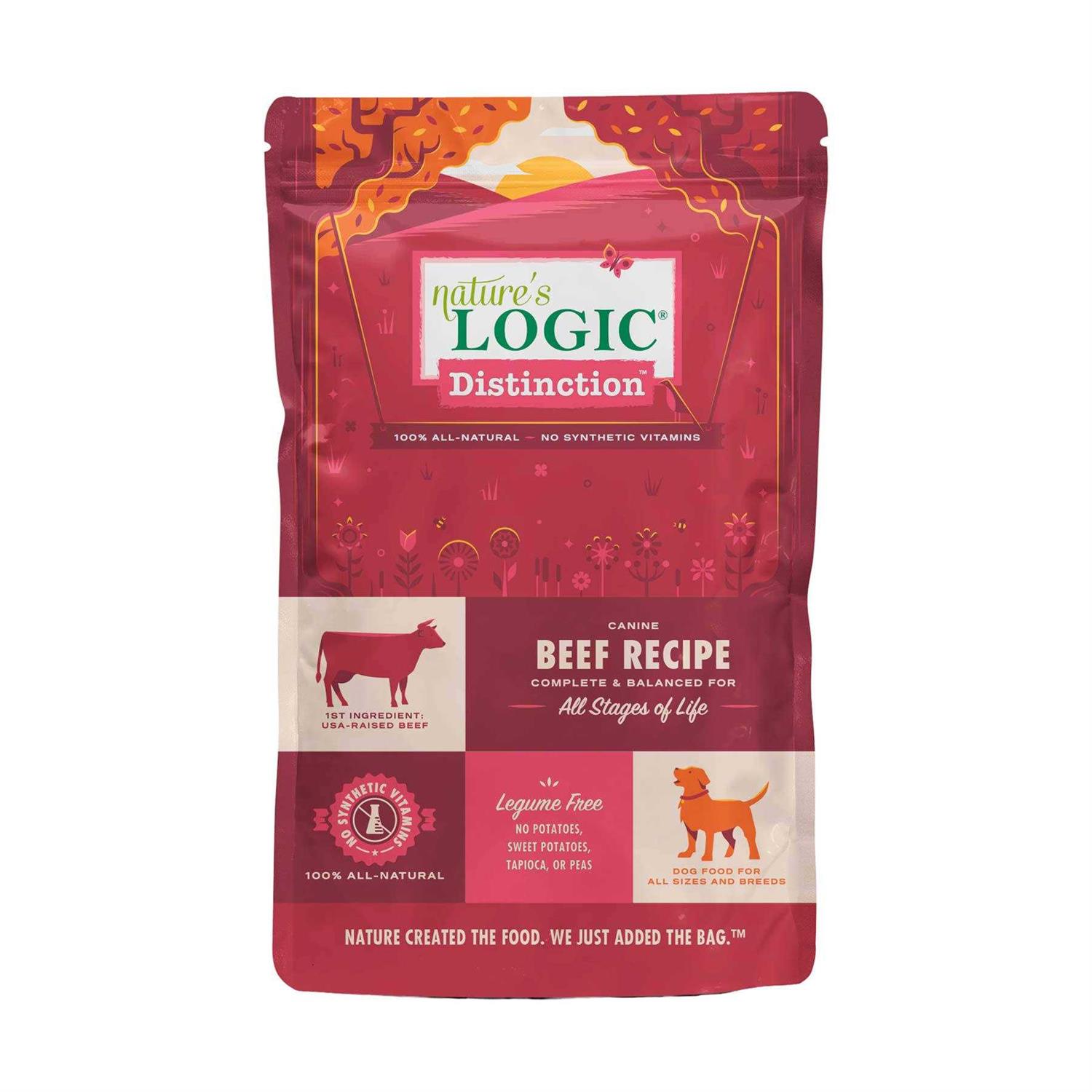 Nature’s Logic Distinction Beef Recipe Dry Dog Food - Healthber