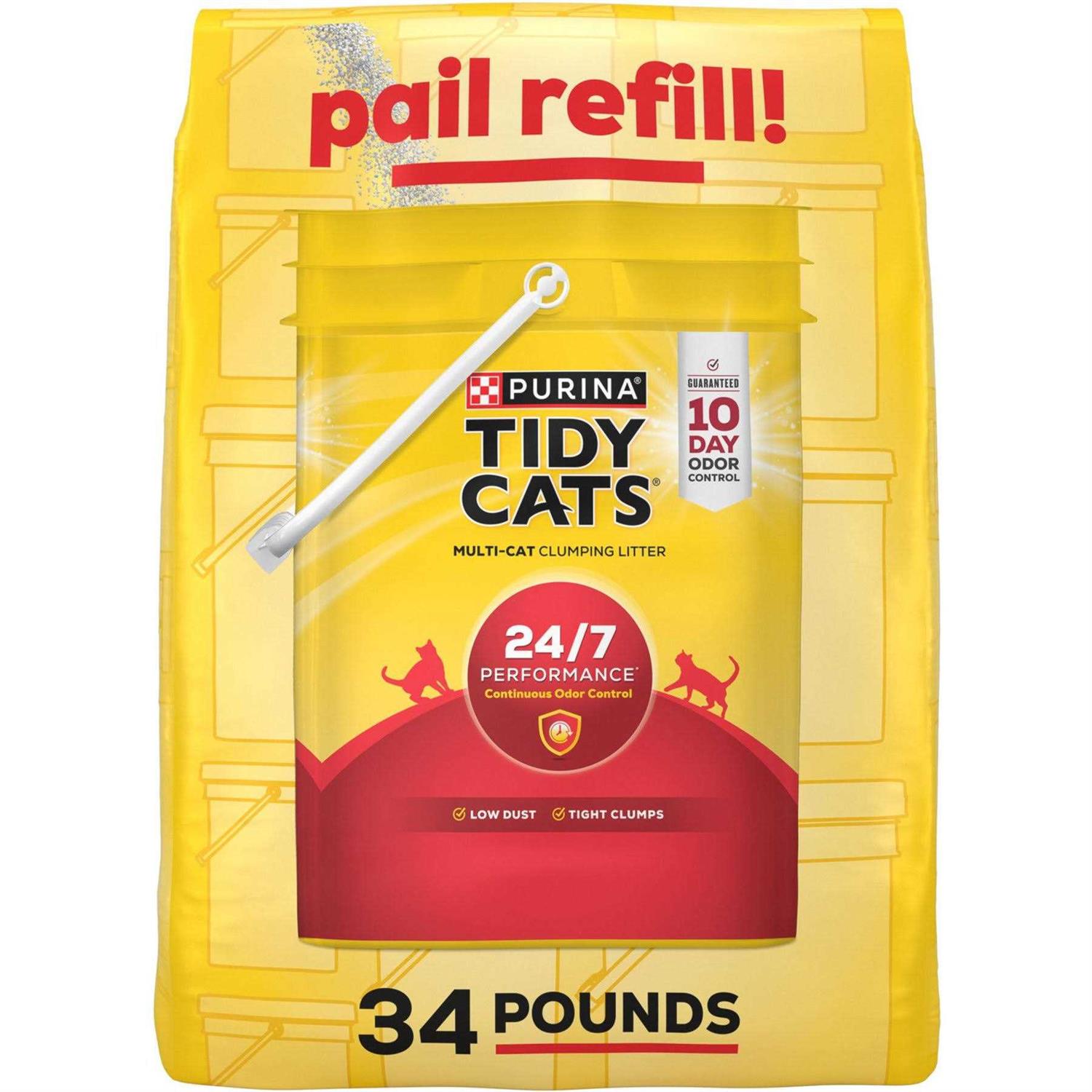 Purina Tidy Cats 24/7 Performance Clumping Cat Litter Pail Refill - Healthber