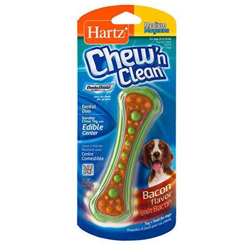 Hartz Chew ‘n Clean Dental Duo Dog Toy - Healthber