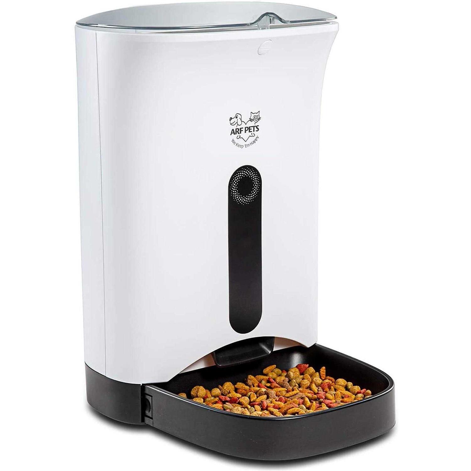 Arf Pets Automatic Pet Feeder Food Dispenser for Dogs - Healthber