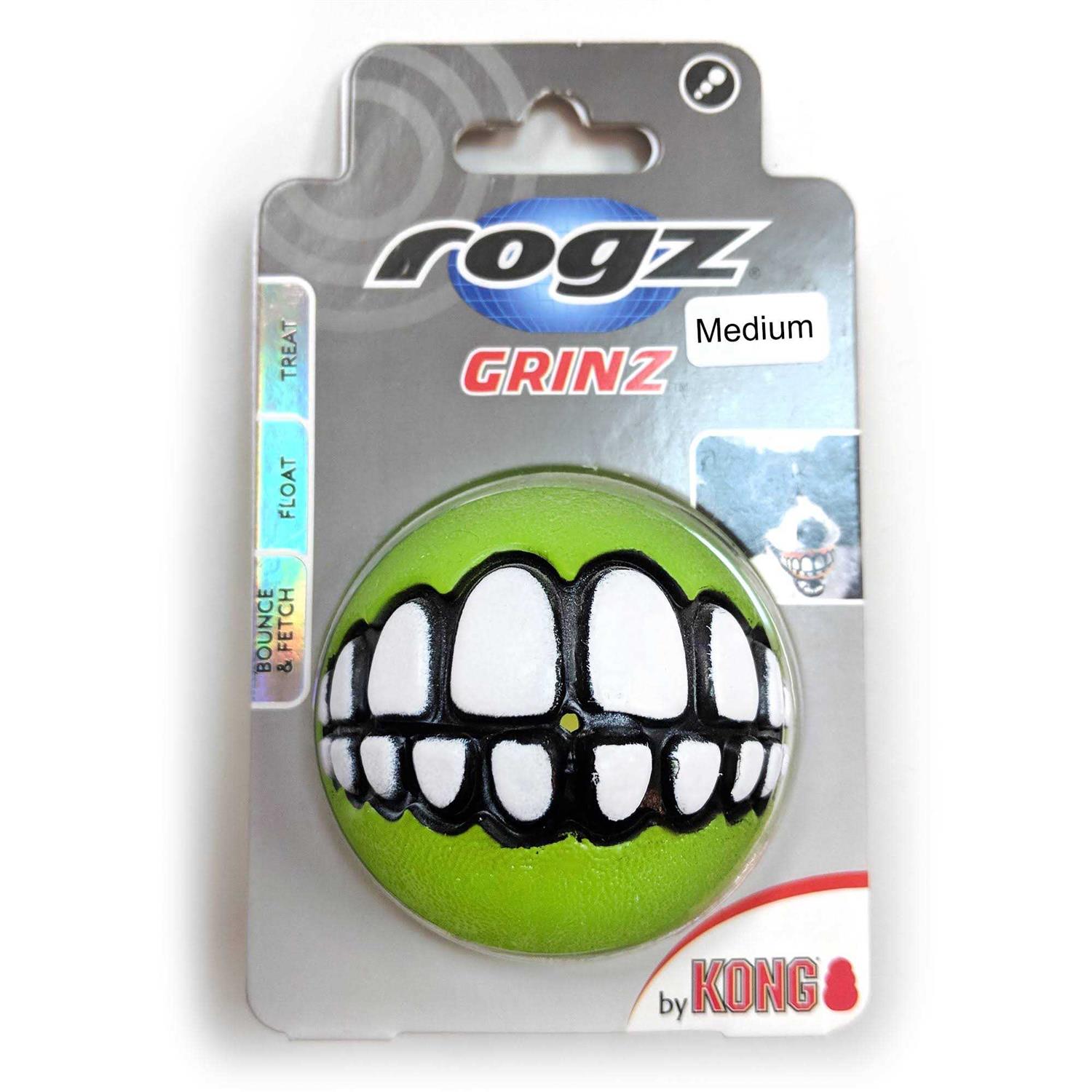 Rogz Grinz Ball Dog Toy - Healthber