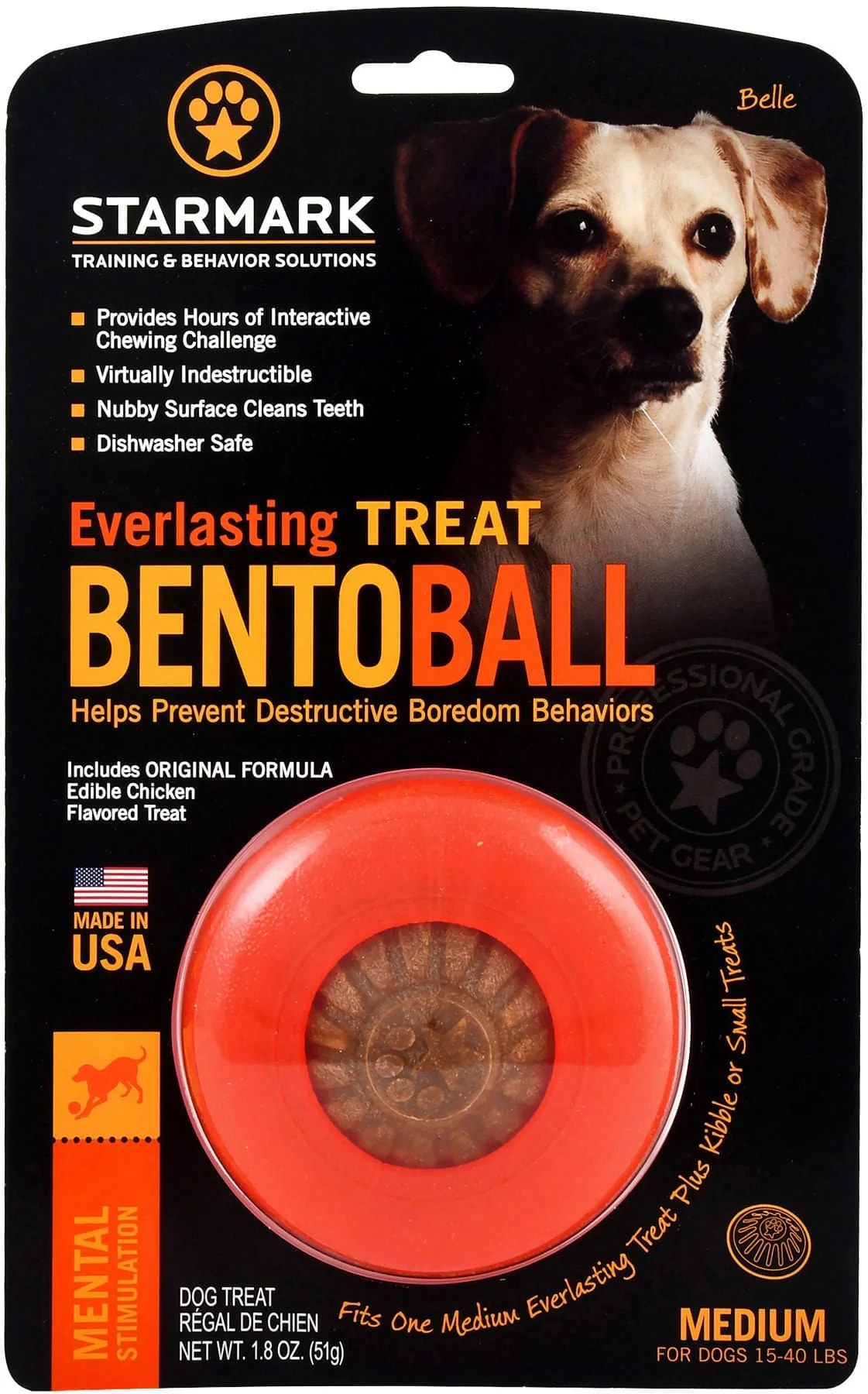 Everlasting Treat Bento Ball Dog Toy (1 Treat Included) - Healthber