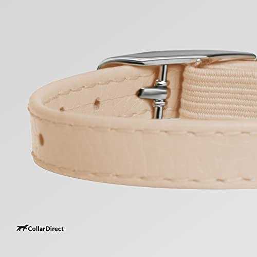 CollarDirect Leather Cat Collar with Bell Kitten Collar, Small and Big Cat Collar for Boy Cats - Healthber