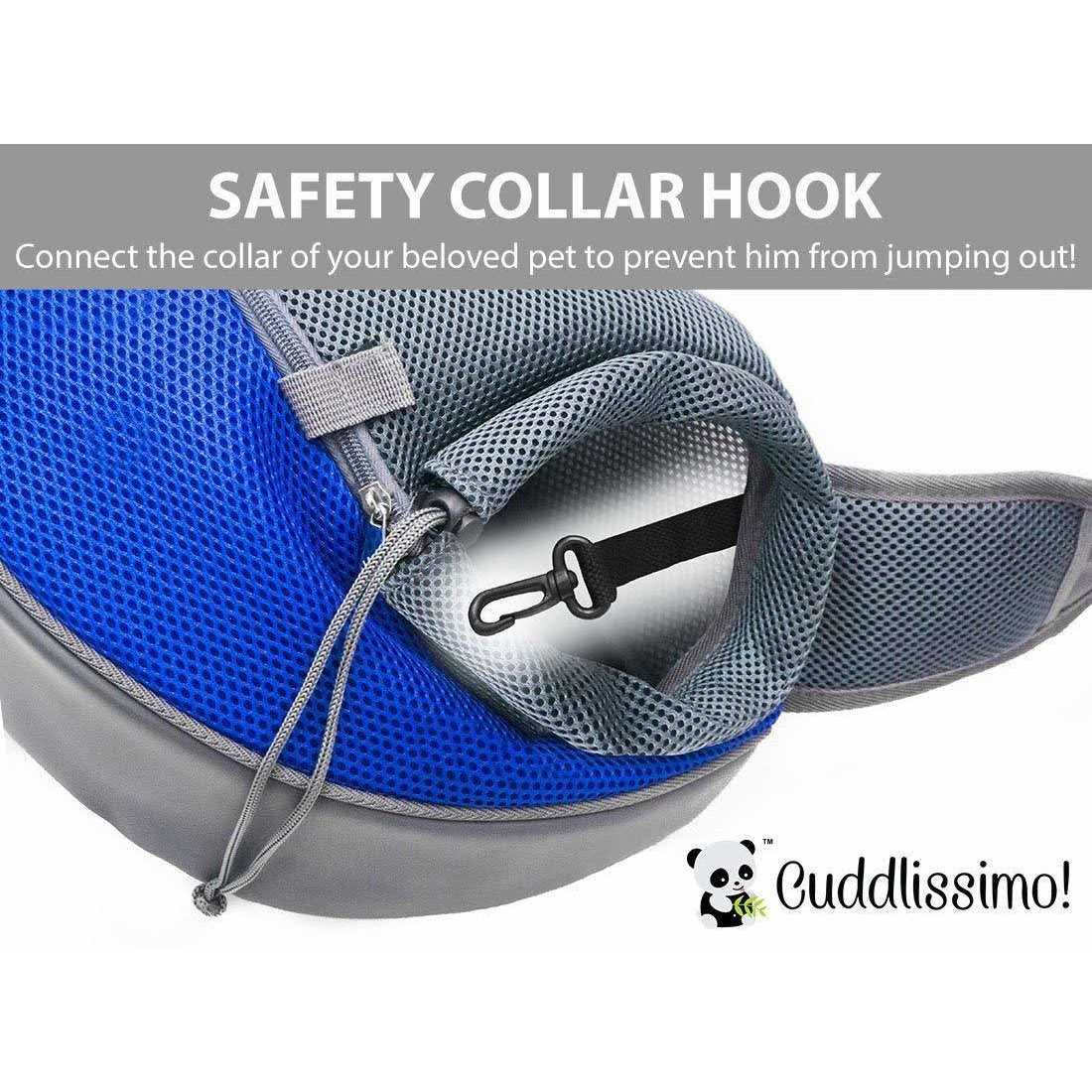 Cuddlissimo! Pet Sling Carrier Small Dog Puppy Cat Carrying Bag Purse Pouch - Healthber