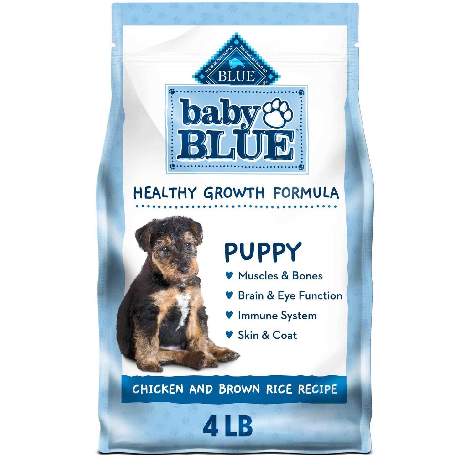 Blue Buffalo Baby Blue Healthy Growth Formula Natural Puppy Dry Dog Food, Chicken and Brown Rice Recipe - Healthber