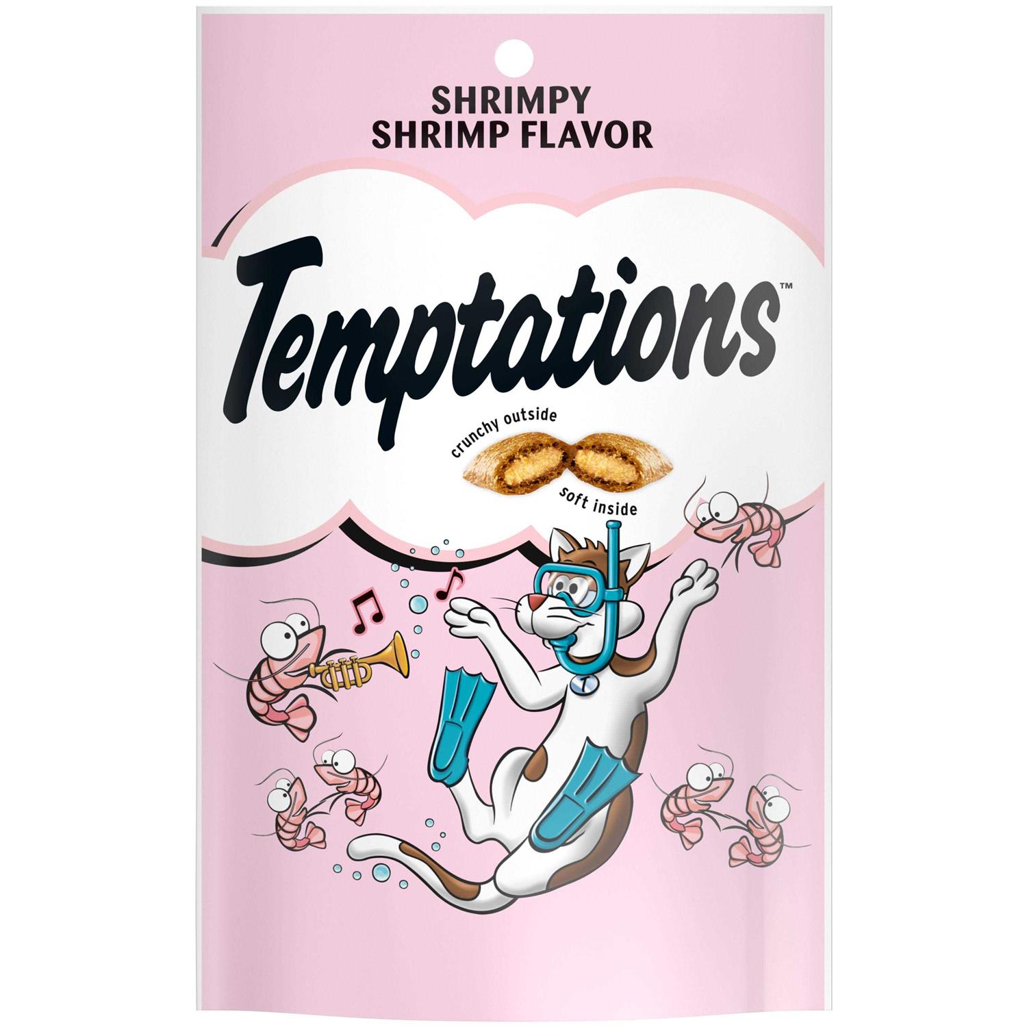 Temptations Cat Treats Shrimpy Shrimp Flavor - Healthber
