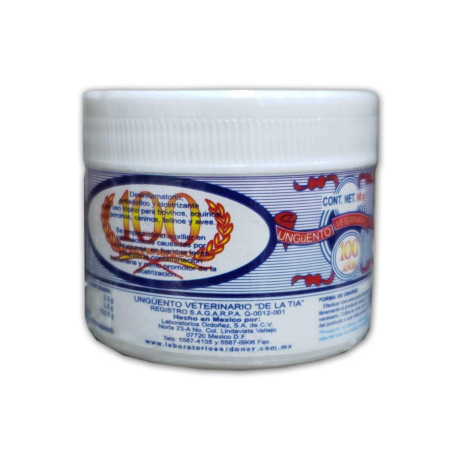 Unguento De La Tia 60grms De La Tia Veterinary Ointment 60g - Healthber