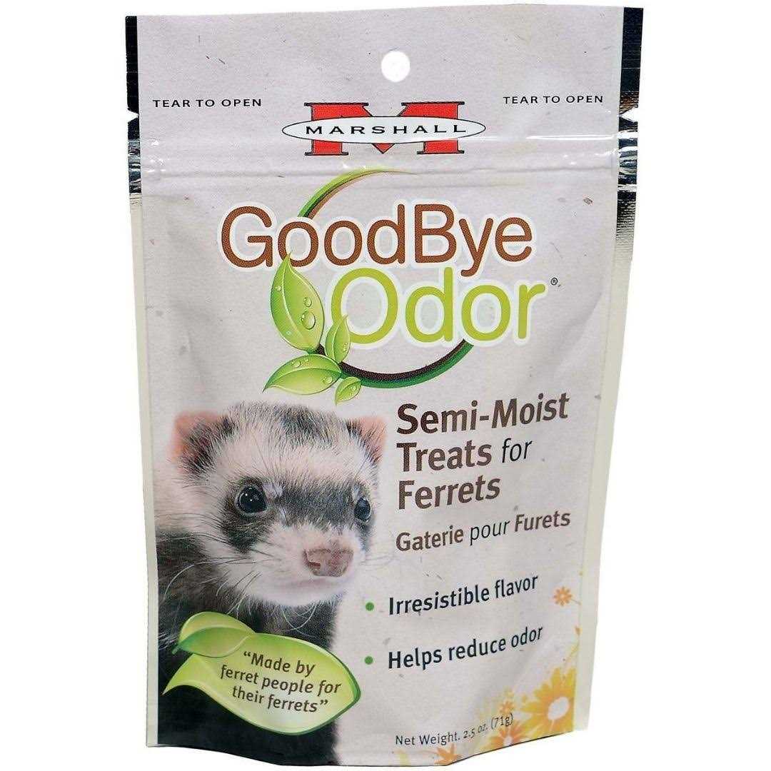 Marshall Goodbye Odor Semi-Moist Treats for Ferrets - Healthber