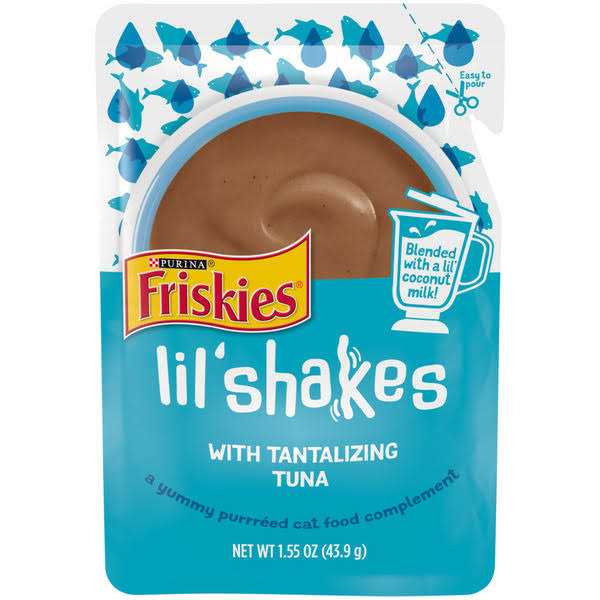 Purina Friskies Lil’ Shakes With Tantalizing Tuna Wet Cat Food - Healthber