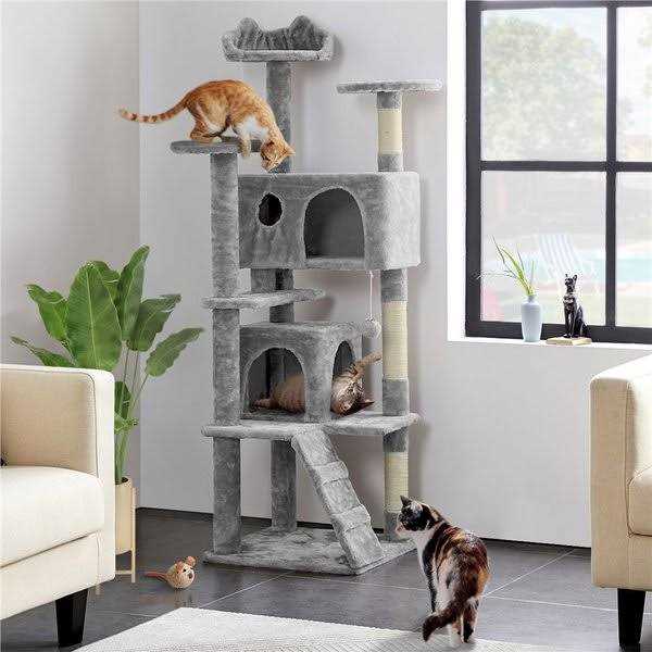 Yaheetech Cat Scratching Tree - Healthber