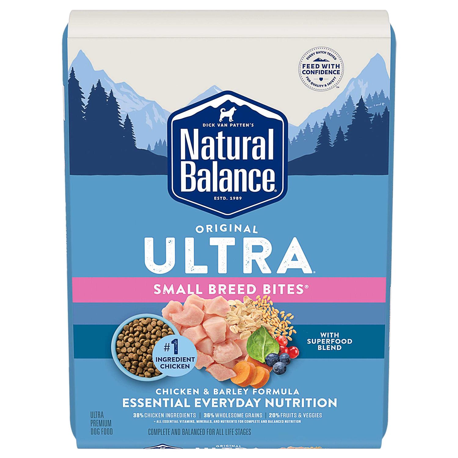 Natural Balance Original Ultra Chicken & Barley Dry Dog Food - Healthber