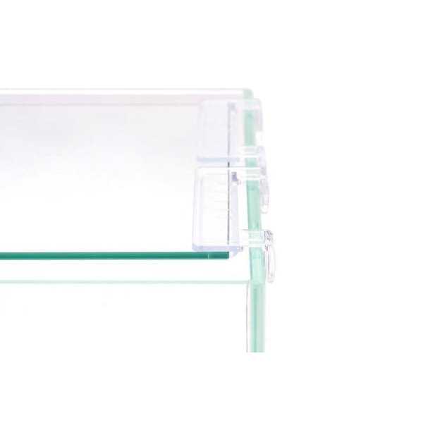 UNS Cube Aquarium Tank Glass Lid with Clear Clips - Healthber