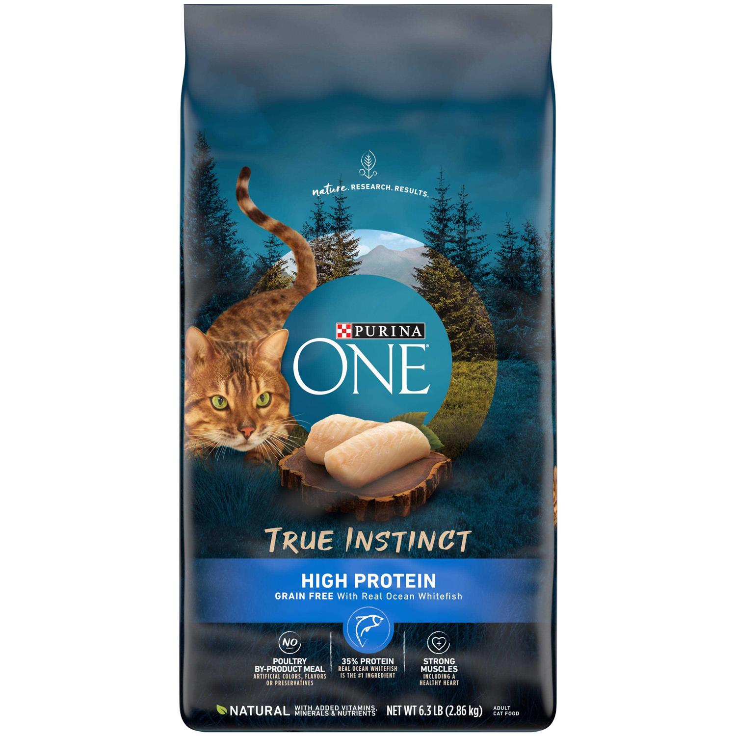 Purina ONE Natural High Protein Grain Free Dry Cat Food - Healthber