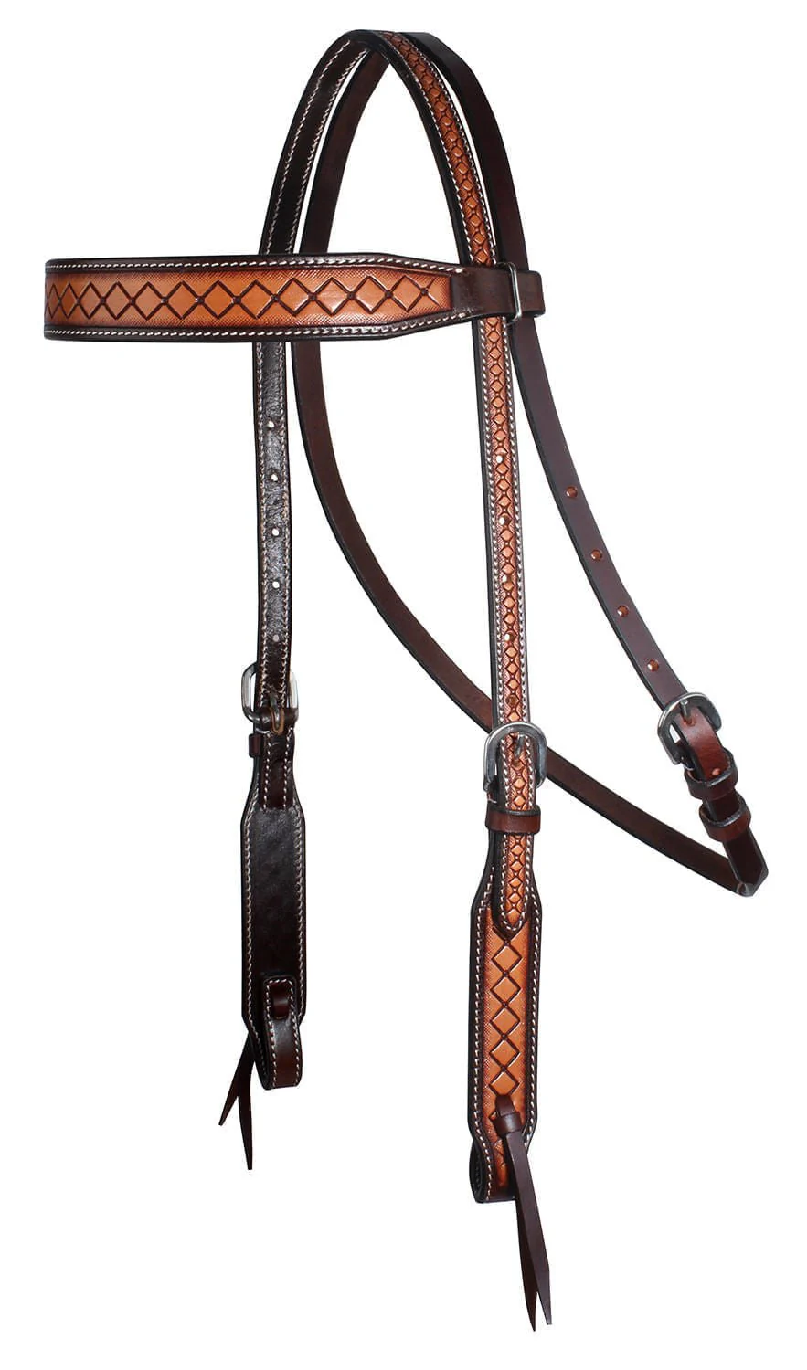 Professional's Choice Crosshatch Browband Headstall - Healthber