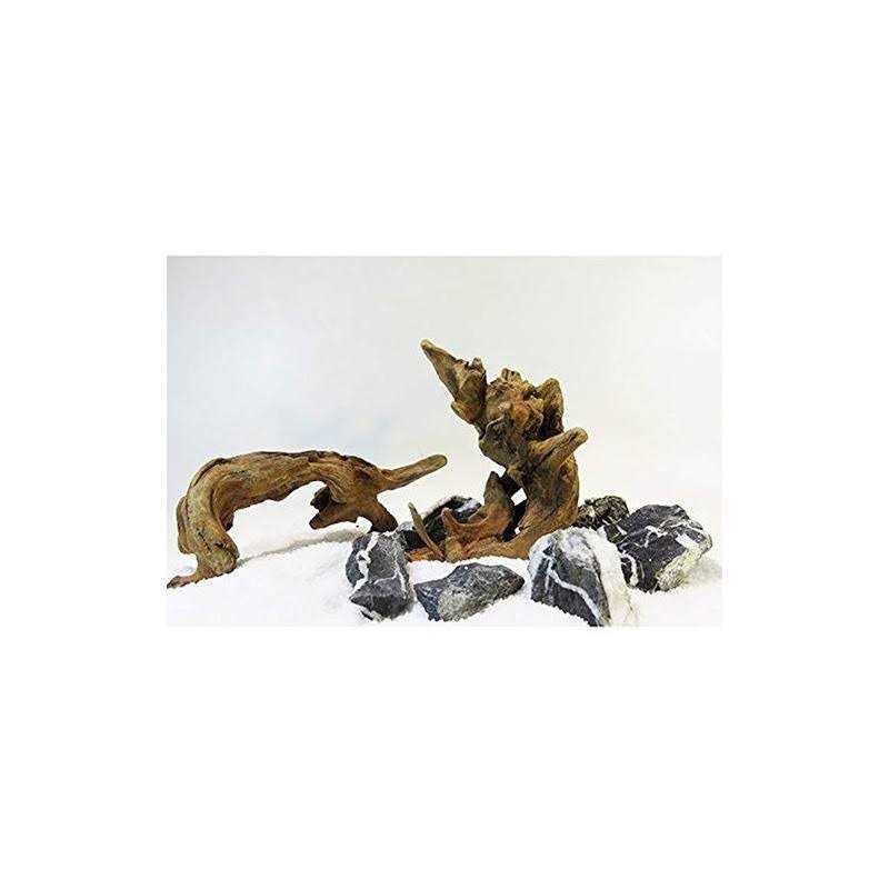 Hamiledyi 5Pcs Driftwood Branches Aquarium Wood Decoration Natural Fish Tank Habitat Decor - Healthber