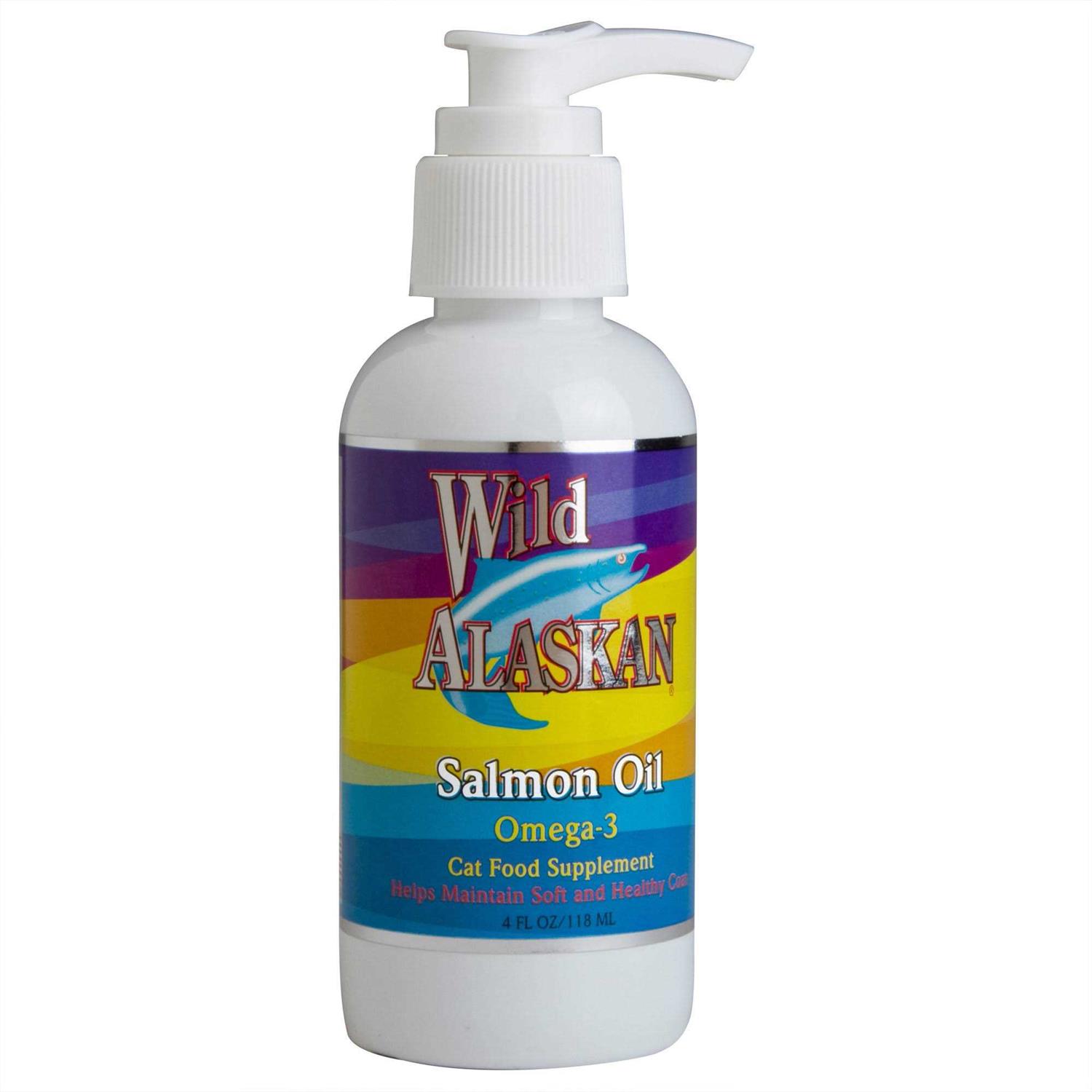 Wild Alaskan Salmon Oil Based Omega 3 Cat Food Supplement - Healthber