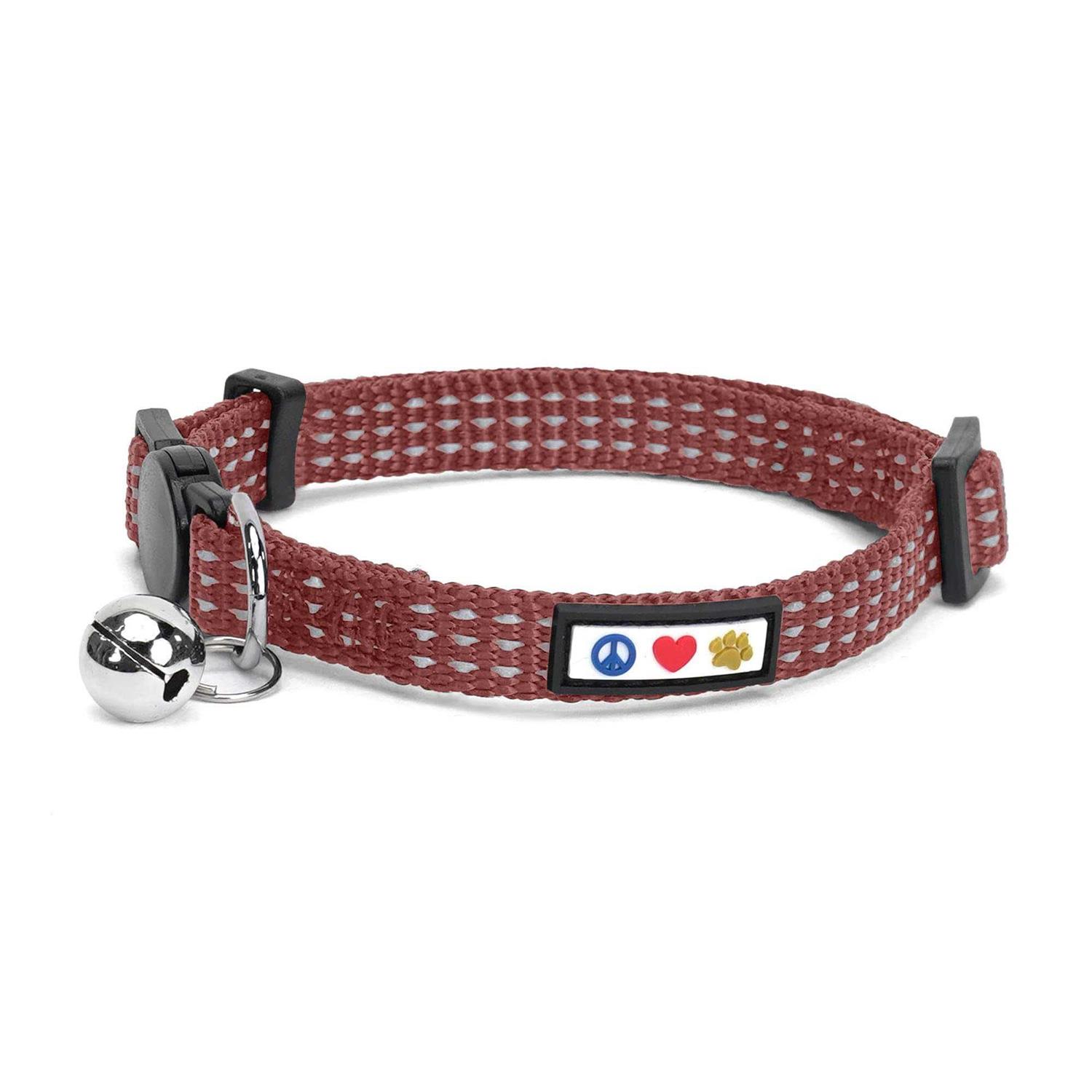 Pawtitas Cat Collar with Safety Buckle and Removable Bell Cat Collar Kitten Collar - Healthber