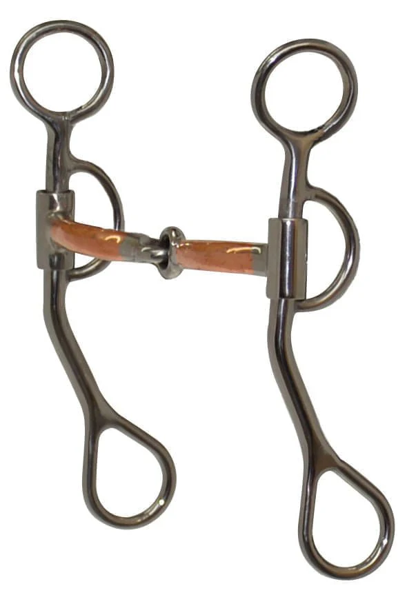 Diamond R Copper Argentine Snaffle - Healthber