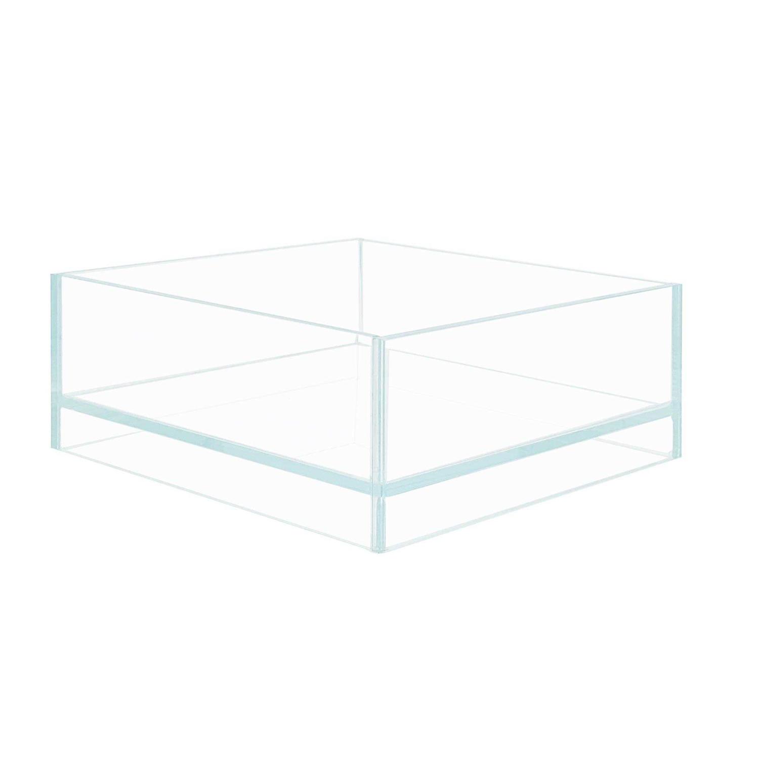HIRO Aquatics Nano Shallow Rimless Glass Aquarium low-iron Glass - Healthber